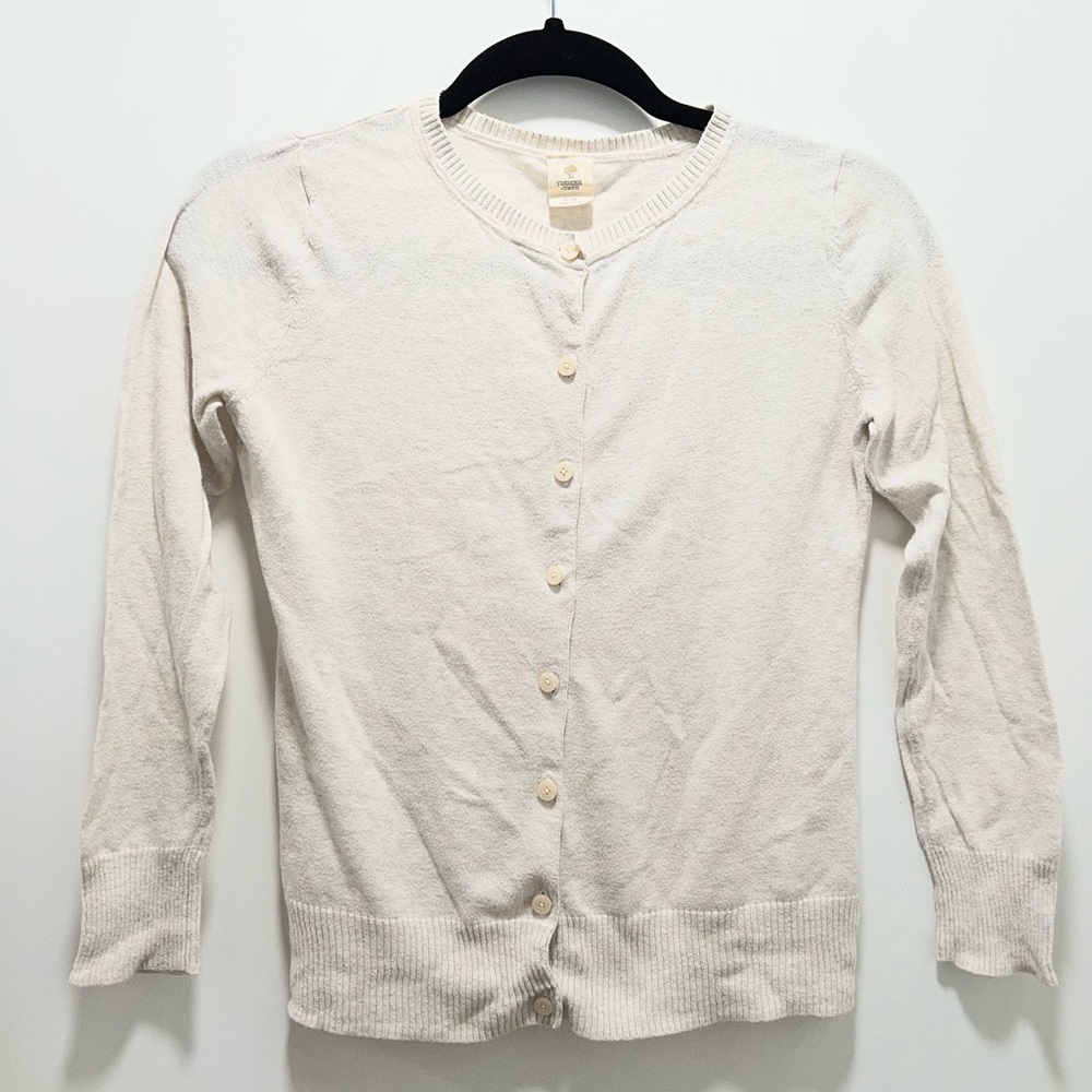 Tucker + Tate Cream Button-Up Sweater Cardigan